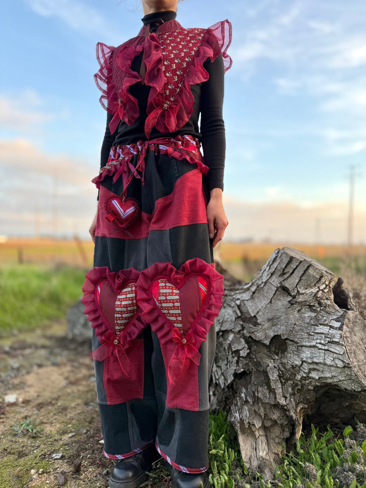 Upcycled Ruffle Collar