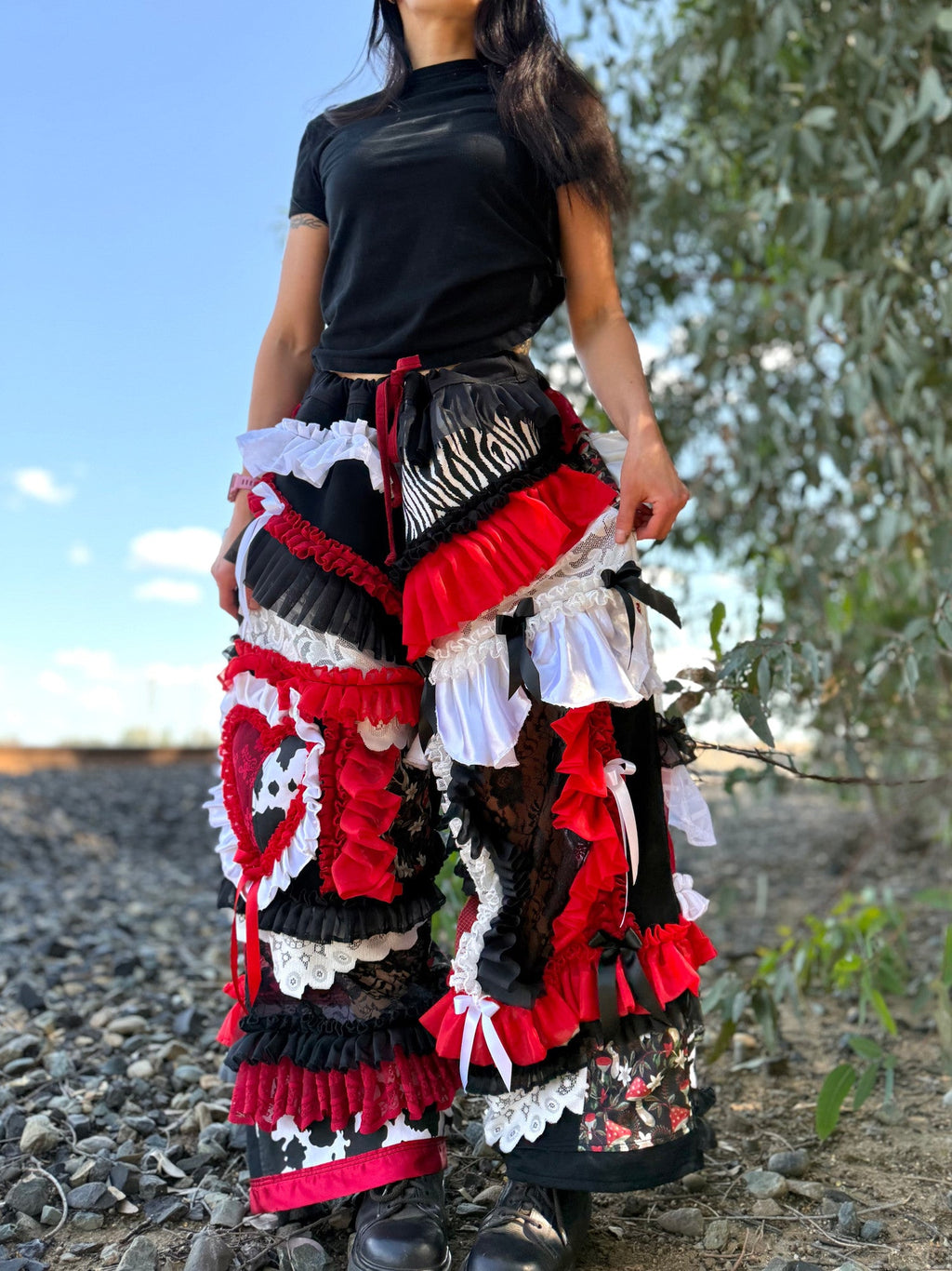 Upcycled Adjustable-Waist Pants