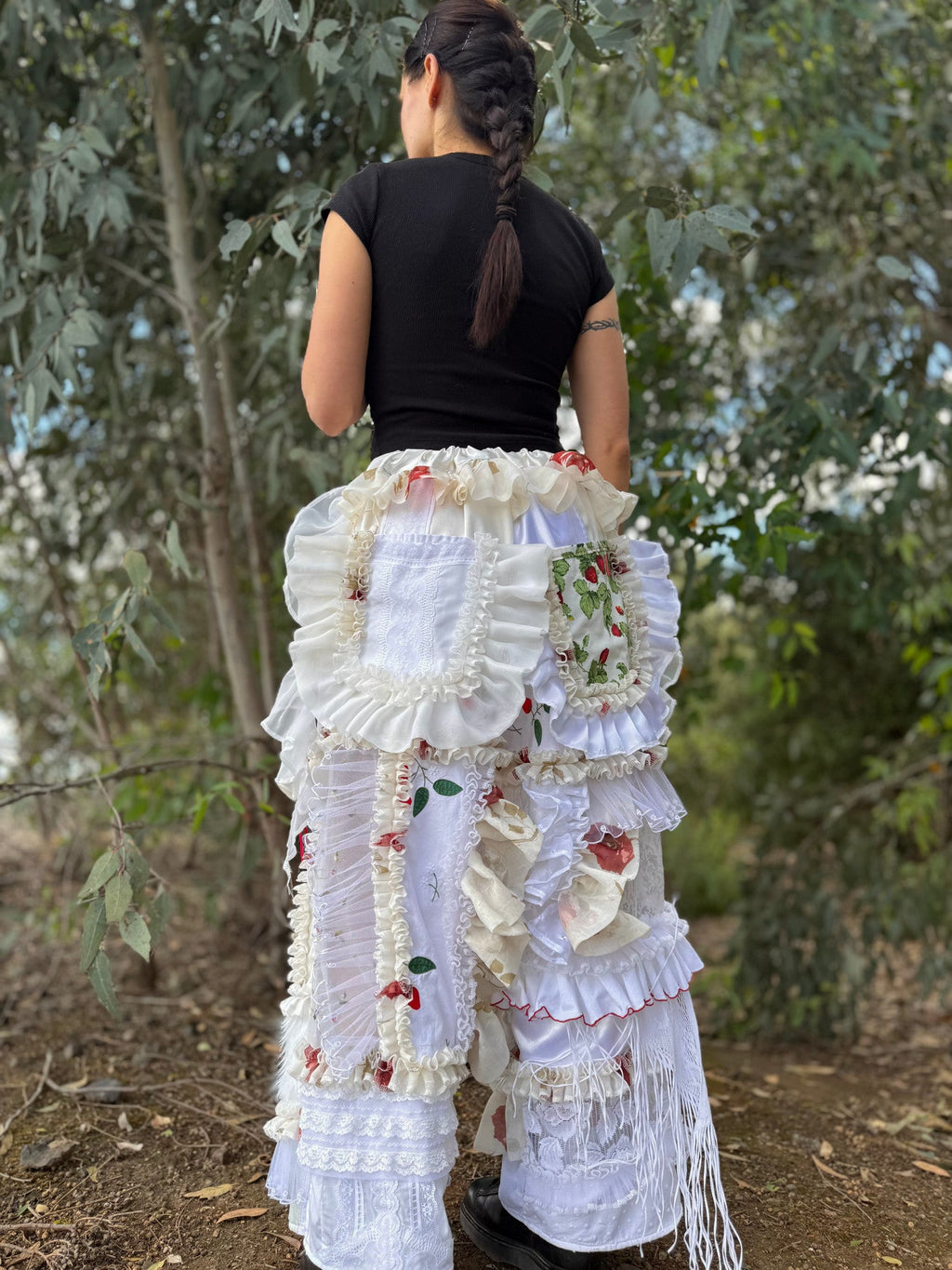 Upcycled Adjustable-Waist Pants