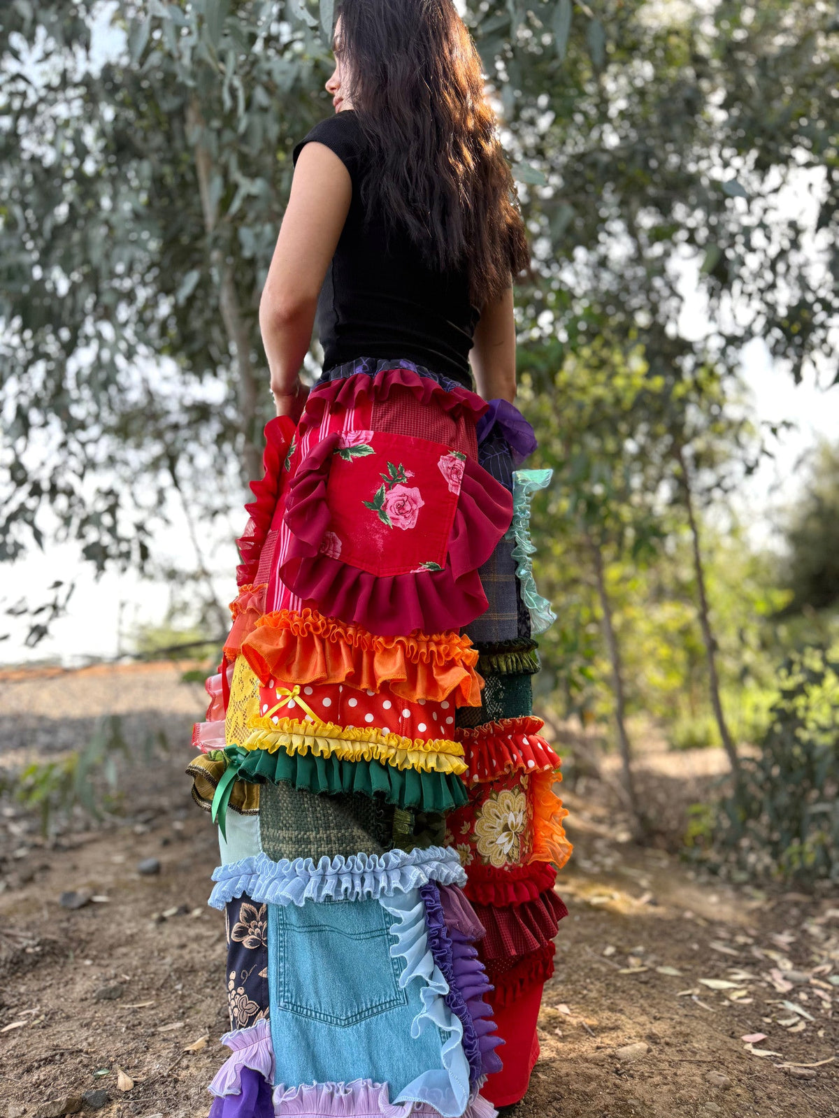 Upcycled Adjustable-Waist Pants