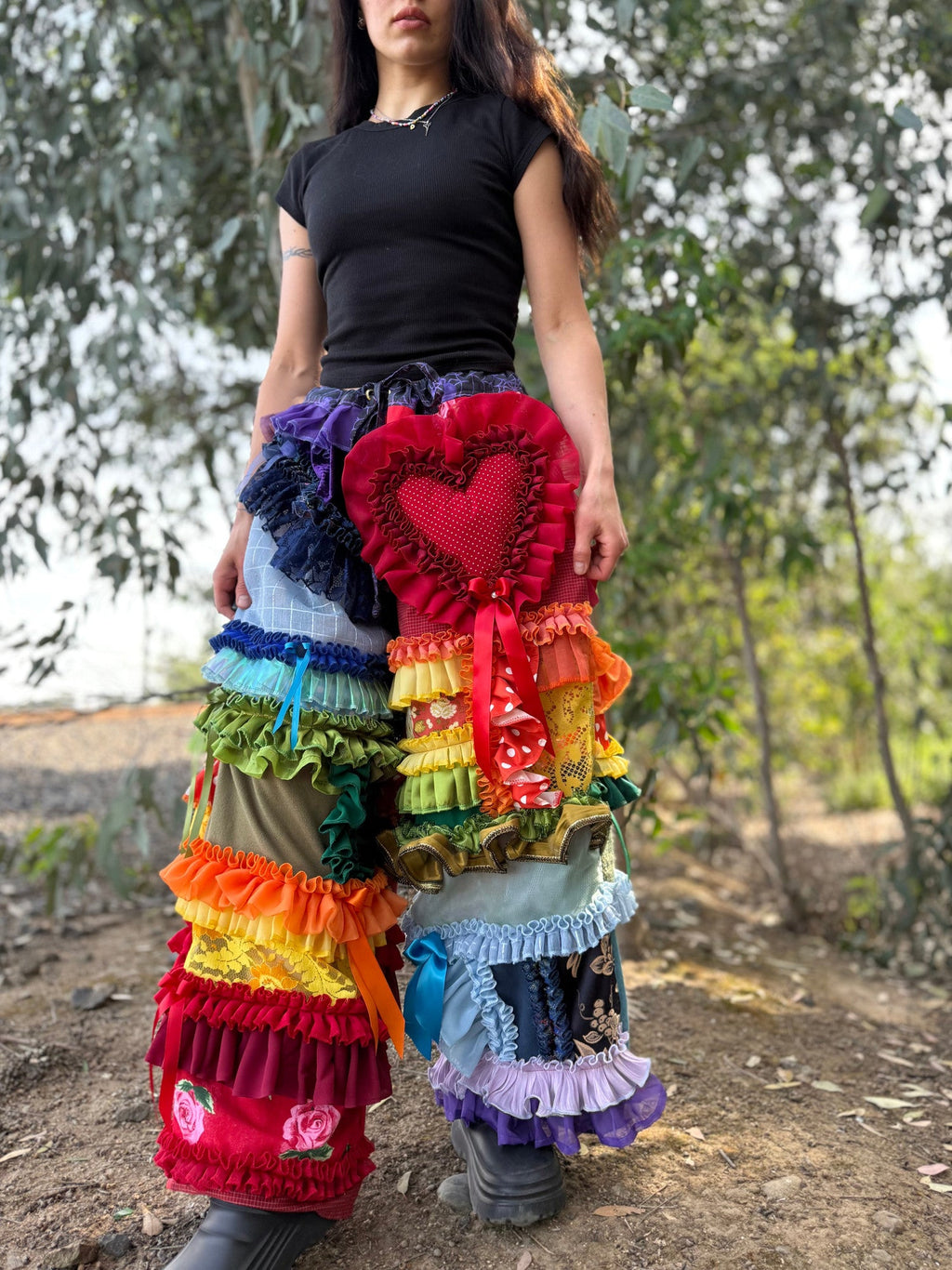 Upcycled Adjustable-Waist Pants