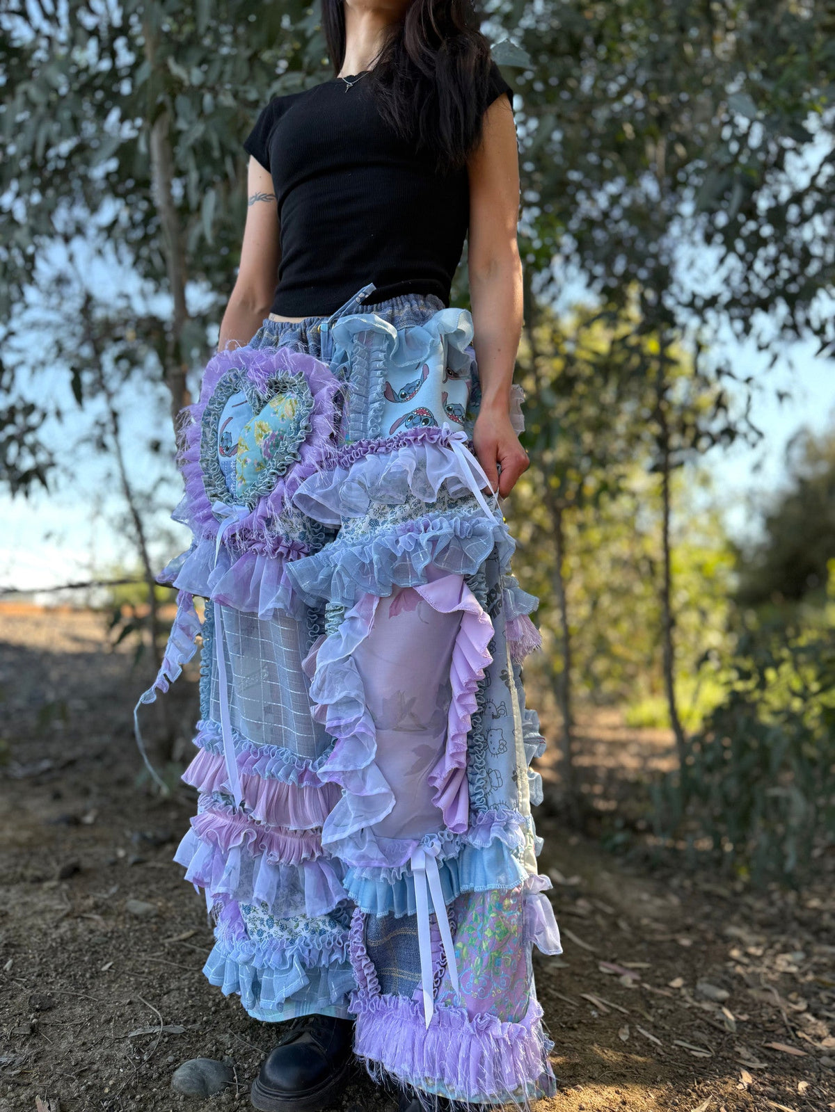 Upcycled Adjustable-Waist Pants