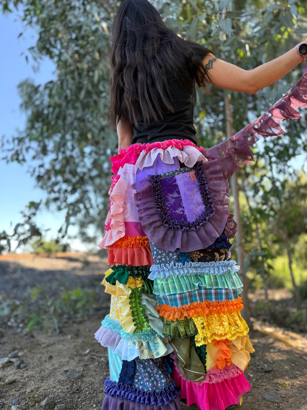 Upcycled Adjustable-Waist Pants